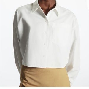 Cos cropped poplin shirt. Perfect condition.